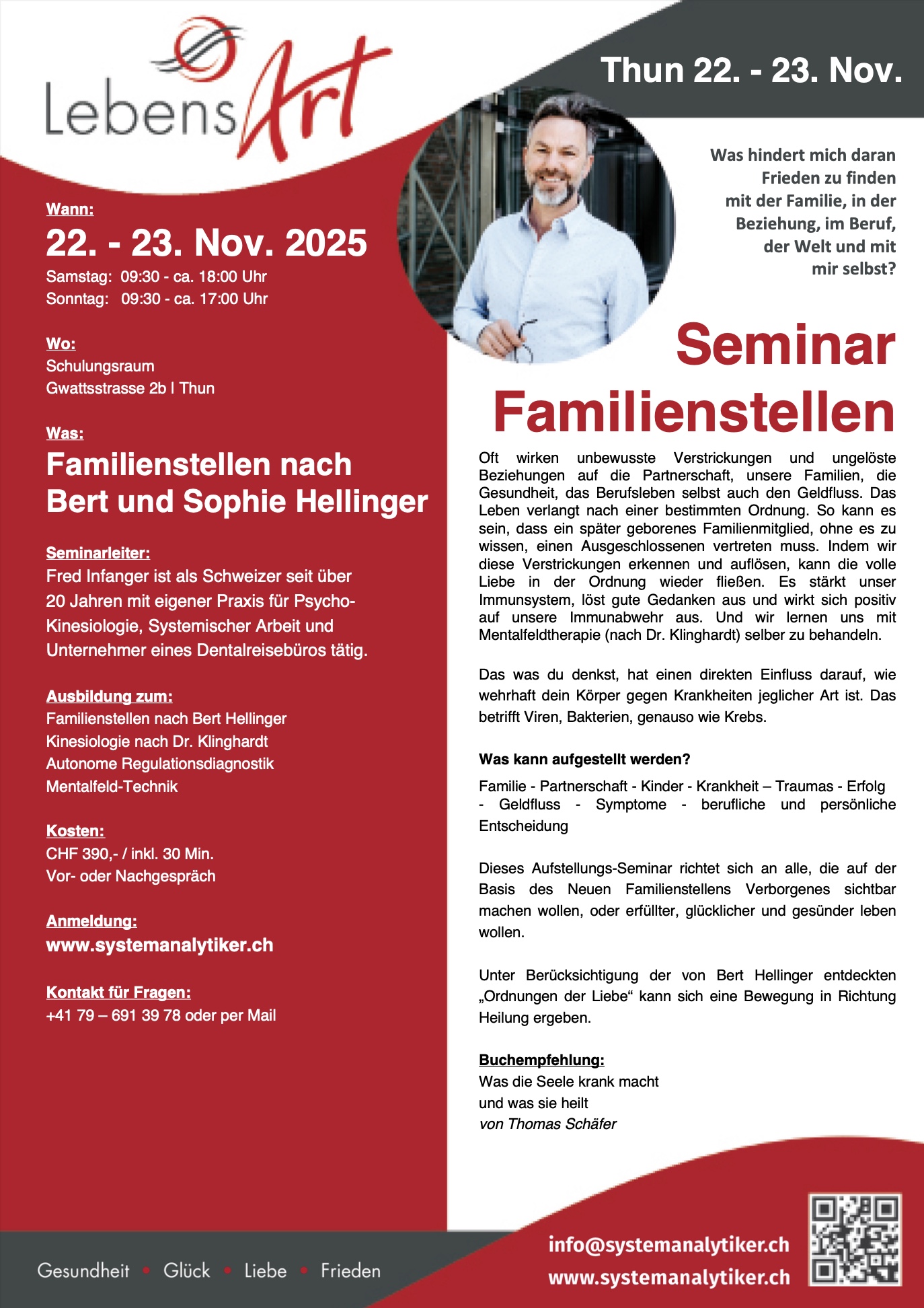 Flyer Thun 22.–23. November 2025
